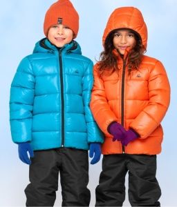 зимние куртки для детей