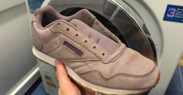 стирать кроссовки из замши в стиральной машине