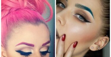 Брови и цвет волос