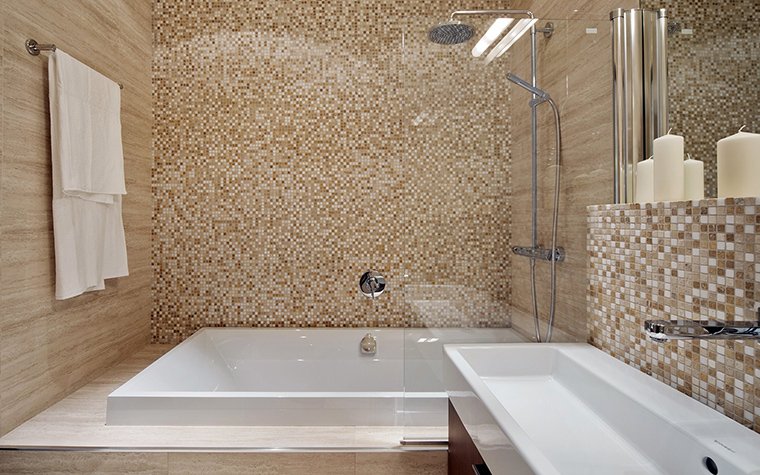 Как использовать плитку мозаику в интерьере