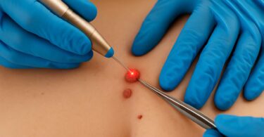 Удаление перианальных кондилом лазером