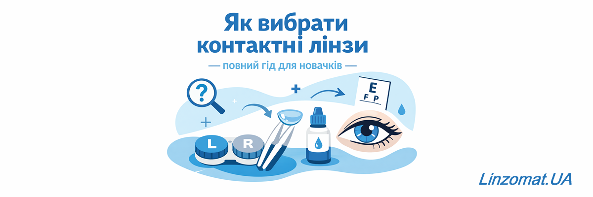Купить контактные линзы Киев - Linzomat.UA